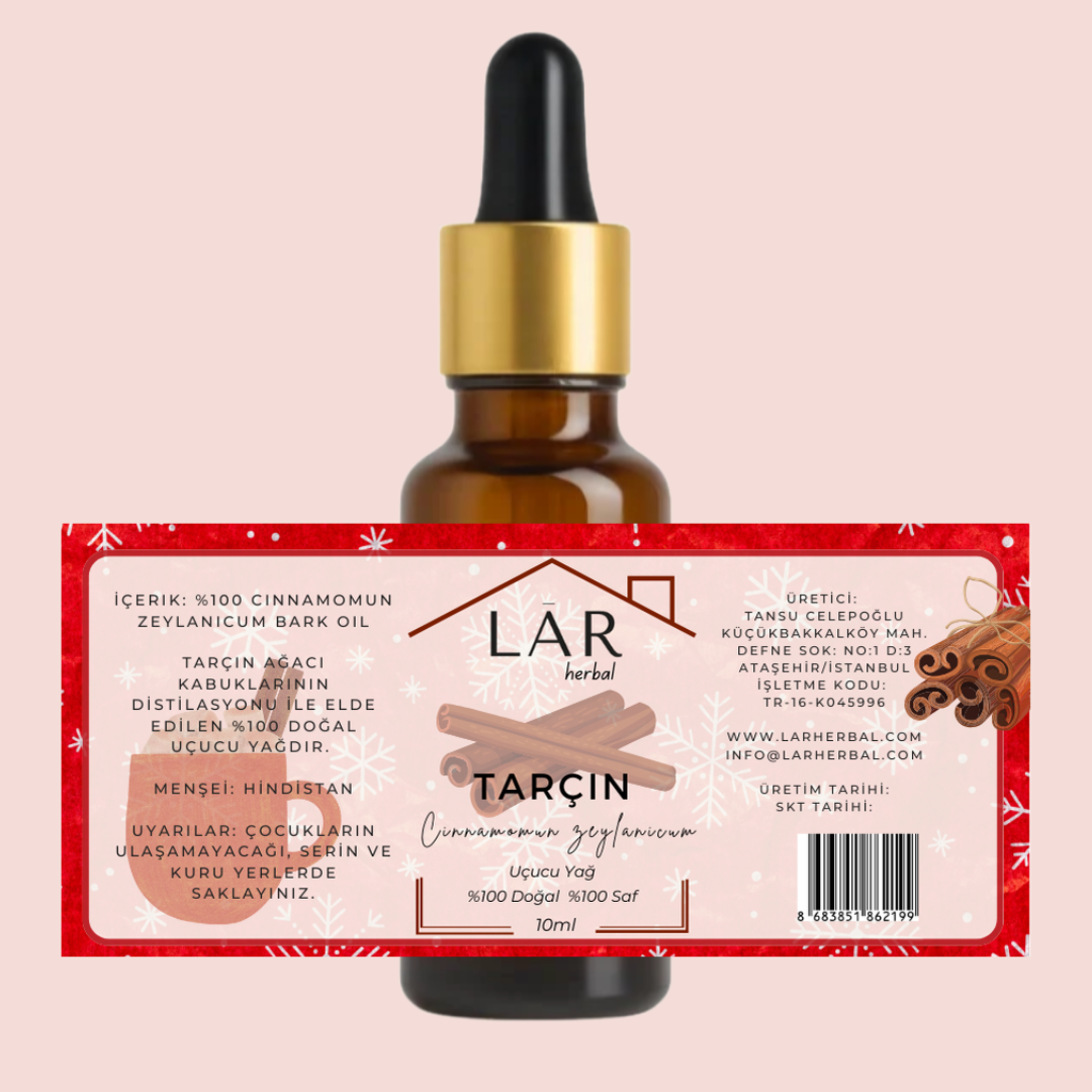 Ev Şeklinde Yeni Yıl Hediye Seti - Portakal & Tarçın Uçucu Yağı + Göz Minderi + Adaçayı Tütsüsü