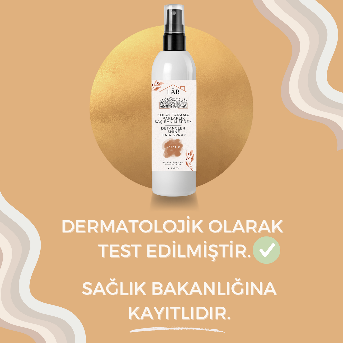 Kolay Tarama Parlaklık Saç Bakım Spreyi - 210ml