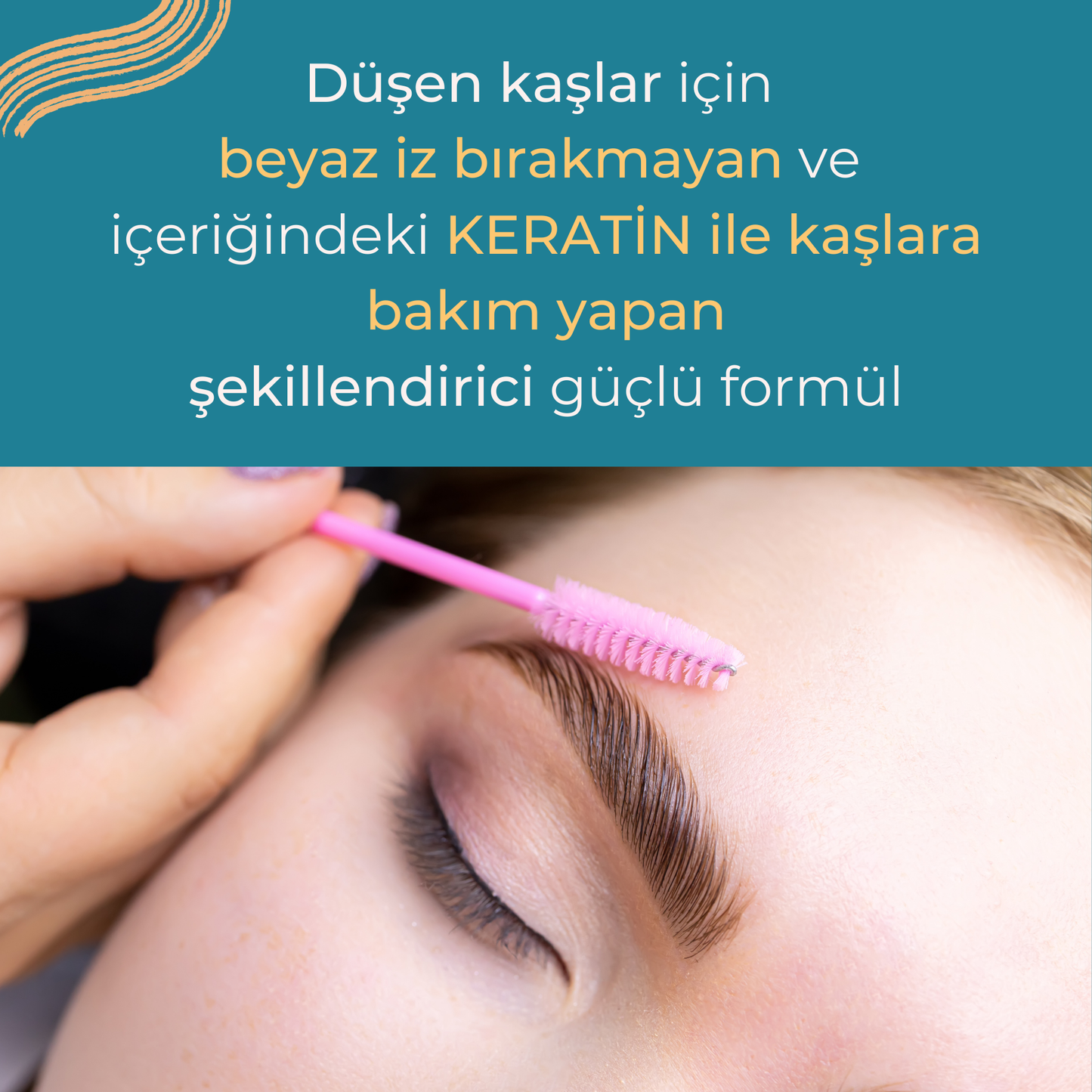 Elektriklenen Saçlar ve Kaşlar İçin İz Bırakmayan Unisex Keratinli Arganlı Saç Kaş Waxı - 15ml