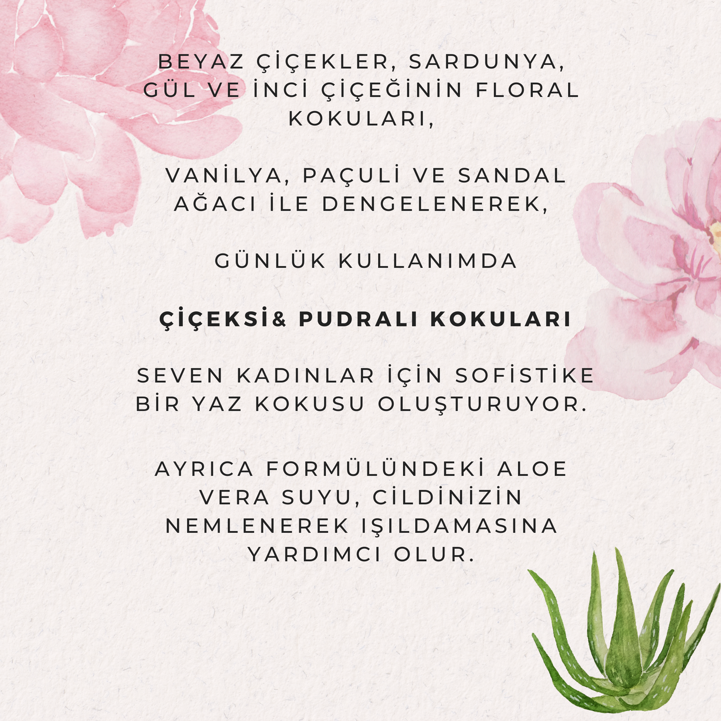 Pudralı & Çiçeksi Vücut Spreyi - Body Mist - 150ml