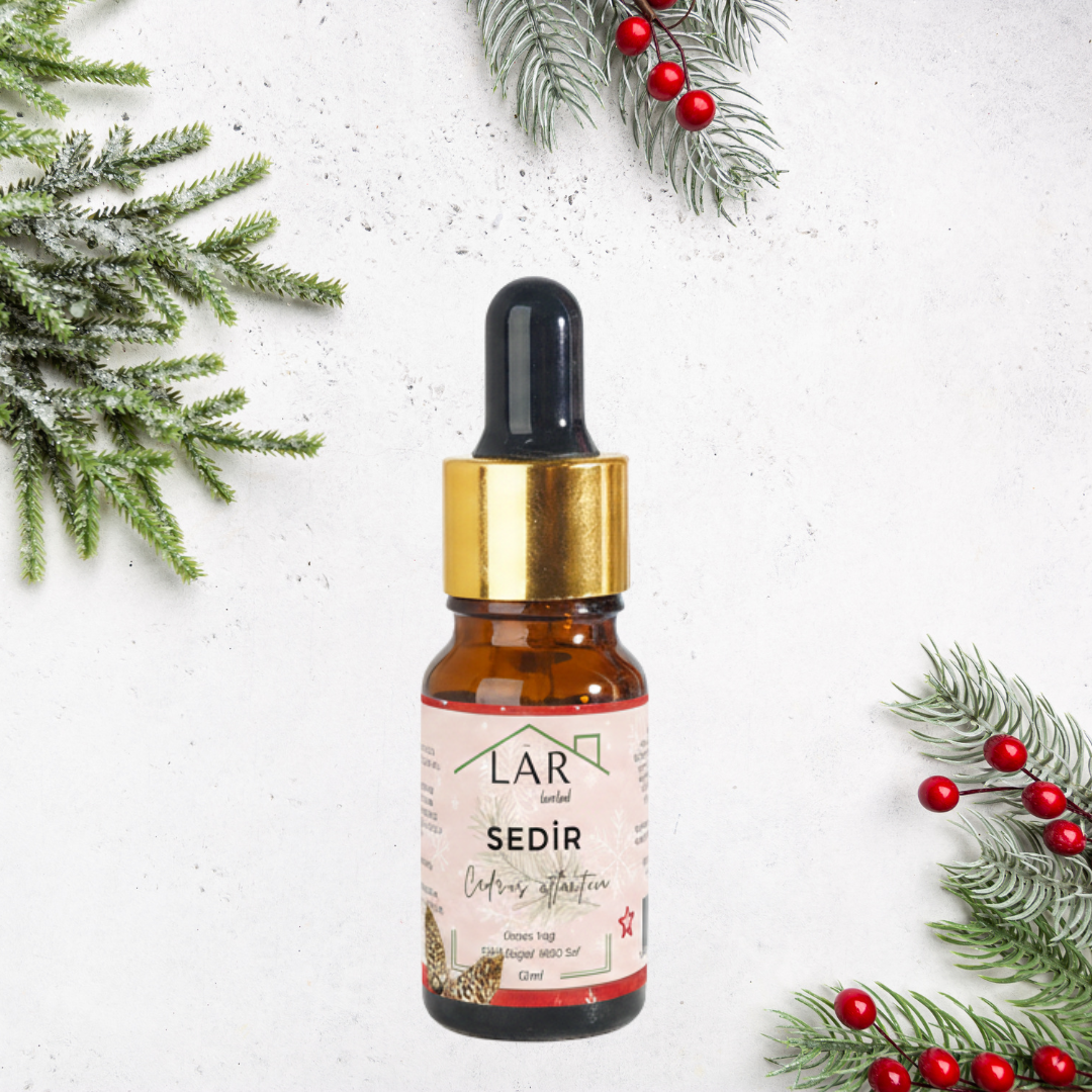 Yılbaşı Etiketli %100 Saf Sedir Uçucu Yağı