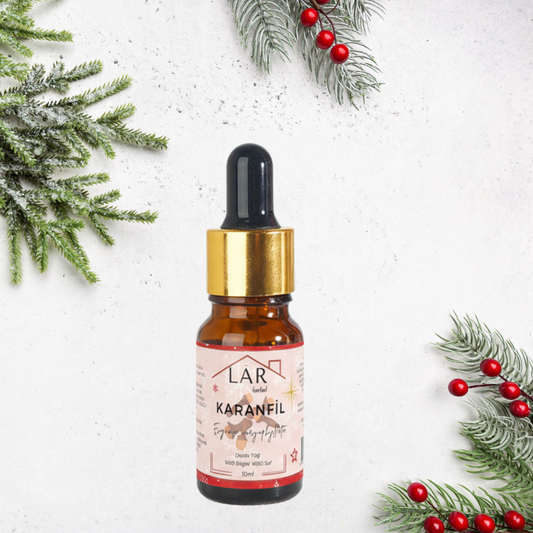 Yılbaşı Etiketli %100 Saf Karanfil Yağı