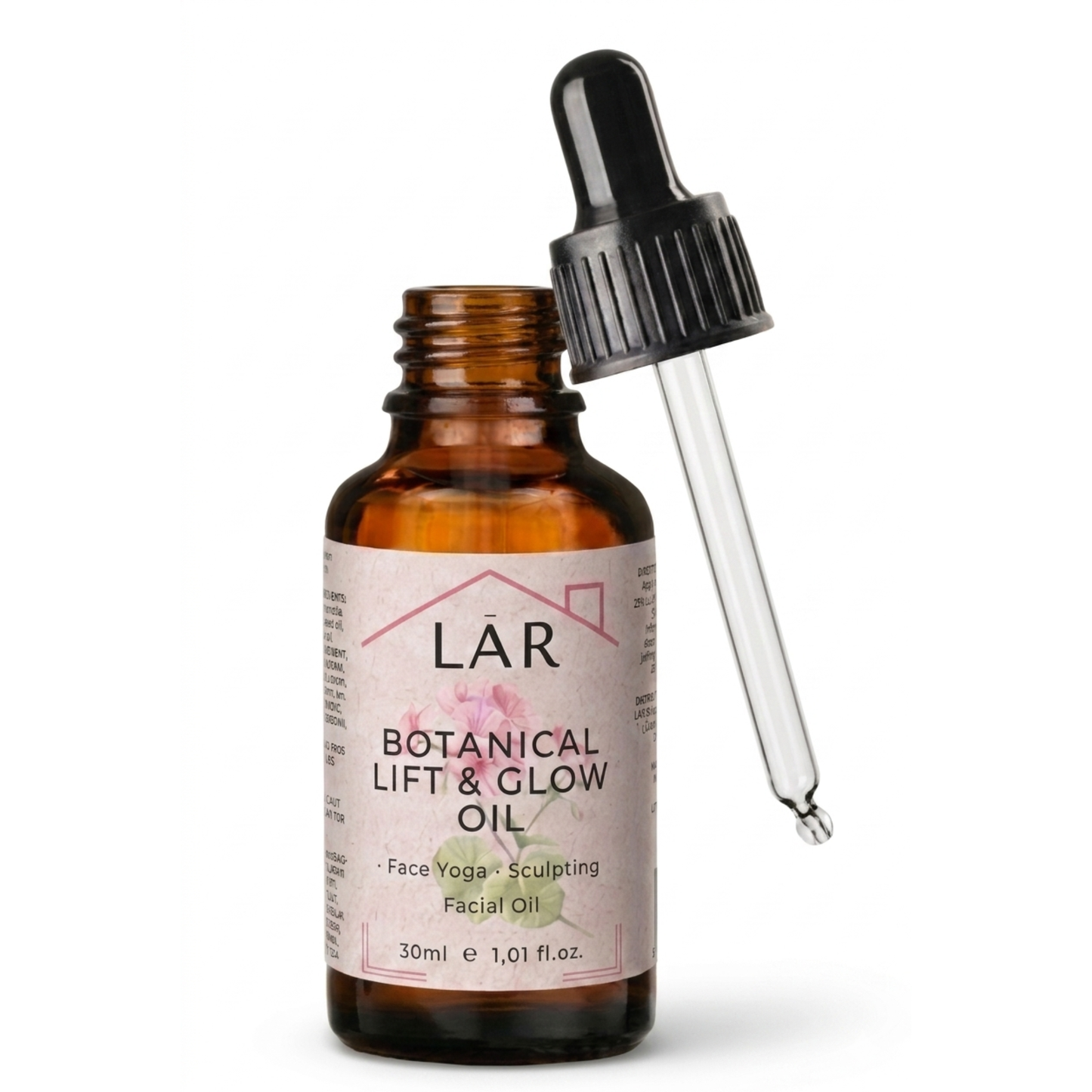 Lar Herbal Botanical Lift & Glow Oil | Yüz Yogası & Gua Sha Yüz Bakım Yağı